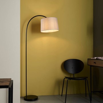 Endon 78163 - Lampadaire CARLSON 1xE27/60W/230V gris/noir