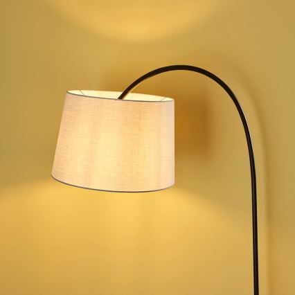 Endon 78163 - Stehlampe CARLSON 1xE27/60W/230V grau/schwarz