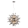 Endon 81583 - Suspension sur câble JOULES 9xE14/7W/230V chrome brillant/verre fumé