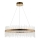 Endon 81908 - Lustre LED dimmable sur câble ADRIEL LED/58W/230V 3000K Ø 70 cm doré/transparent