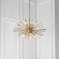 Endon 81935 - Lampadario a catena 8xE14/40W/230V, finitura dorata