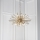 Endon 81935 - Lampadario a catena 8xE14/40W/230V, finitura dorata