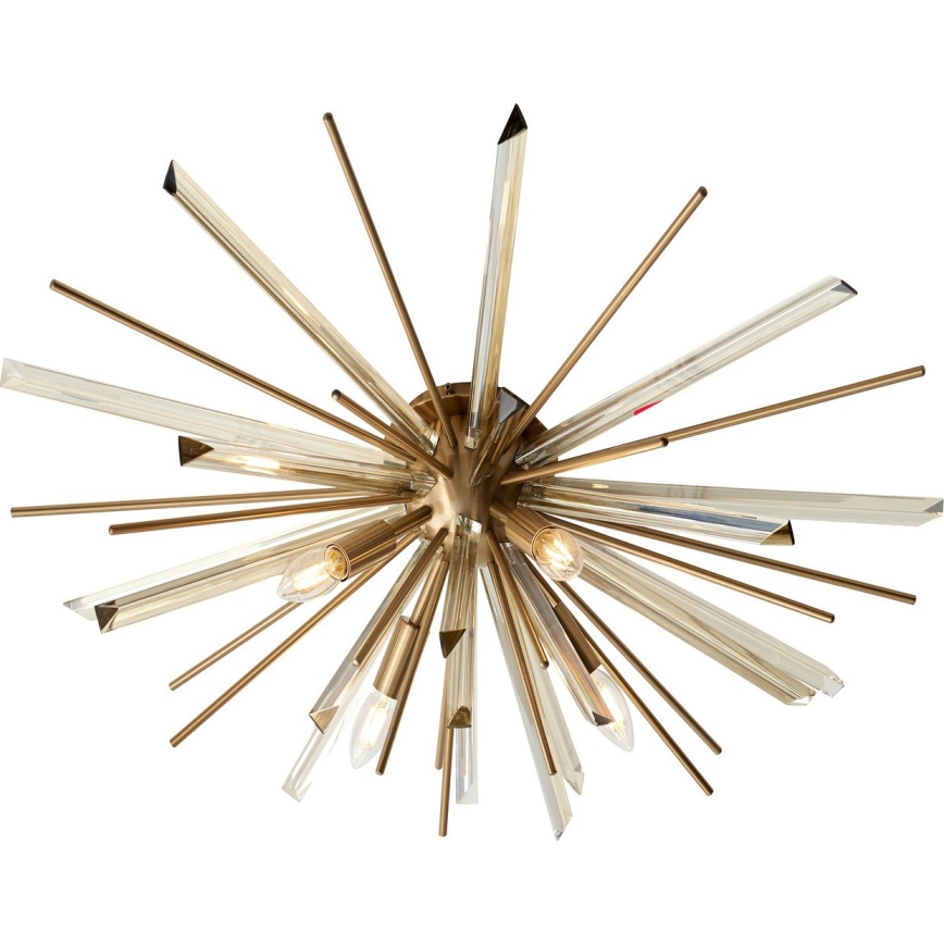 Endon 81937 - Deckenleuchte 4xE14/40W/230V, Ø 80 cm, goldfarben