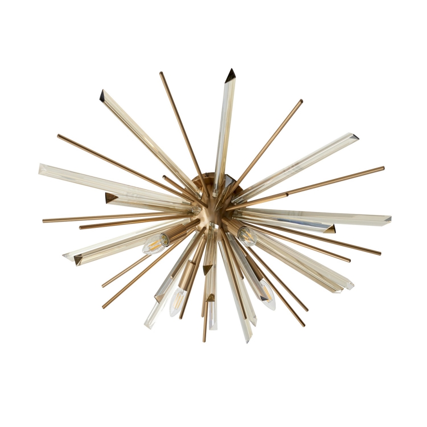 Endon 81937 - Plafonnier 4xE14/40W/230V, Ø 80 cm, doré