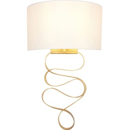 Endon 82070 - Lampada da parete 1xE27/10W/230V bianca/ottone