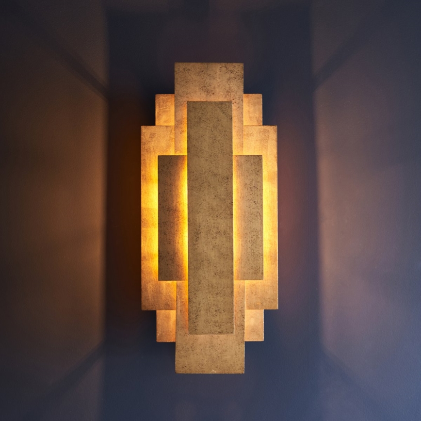 Endon 90452 - Wandleuchte ALZARE 2xG9/3W/230V golden