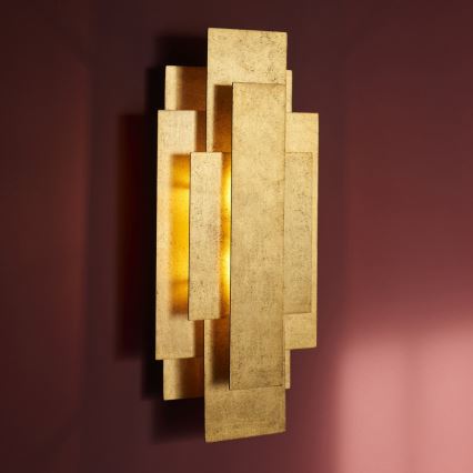 Endon 90452 - Wandleuchte ALZARE 2xG9/3W/230V golden