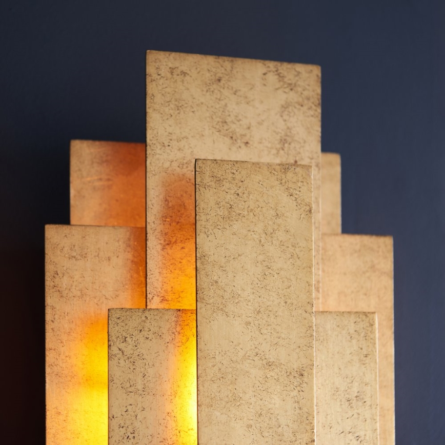 Endon 90452 - Wandleuchte ALZARE 2xG9/3W/230V golden