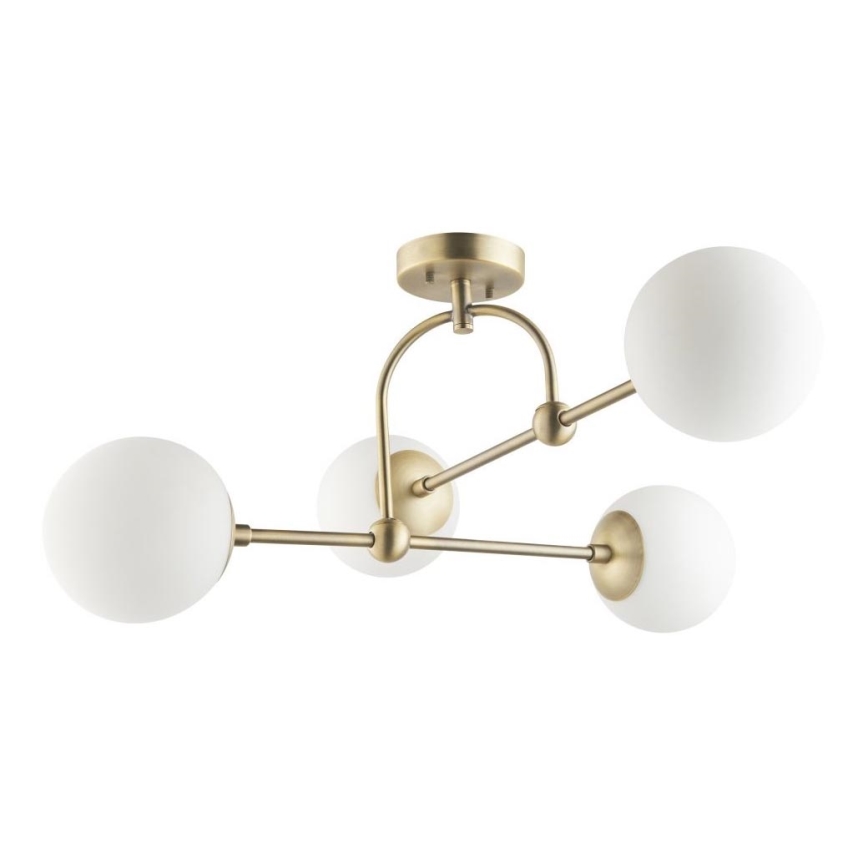 Endon 90843 - Lampada a soffitto ONTARIO a montaggio superficiale 4xE14/7W/230V in ottone