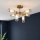 Endon 92213 - Lustre sur tige 6xG9/3W/230V laiton