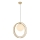 Endon 92488 - Lampadario a cavo EMILIO 1xE27/10W/230V oro/bianco