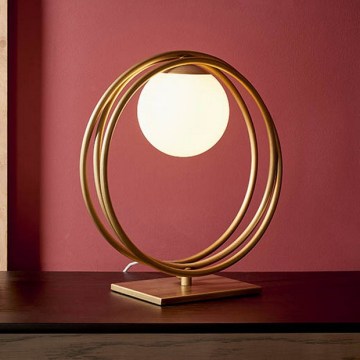 Endon 92491 - Lampada da tavolo EMILIO 1xG9/3W/230V oro/bianco