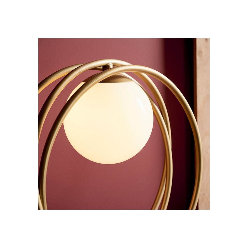 Endon 92491 - Lampada da tavolo EMILIO 1xG9/3W/230V oro/bianco