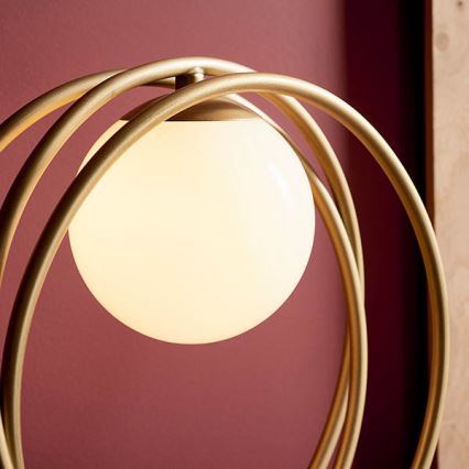 Endon 92491 - Tischleuchte EMILIO 1xG9/3W/230V gold/weiß