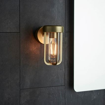 Endon 92855 - Applique da parete per bagno 1xE27/6W/230V IP44 ottone