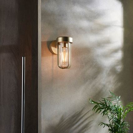 Endon 92855 - Badezimmer-Wandleuchte 1xE27/6W/230V IP44 Messing
