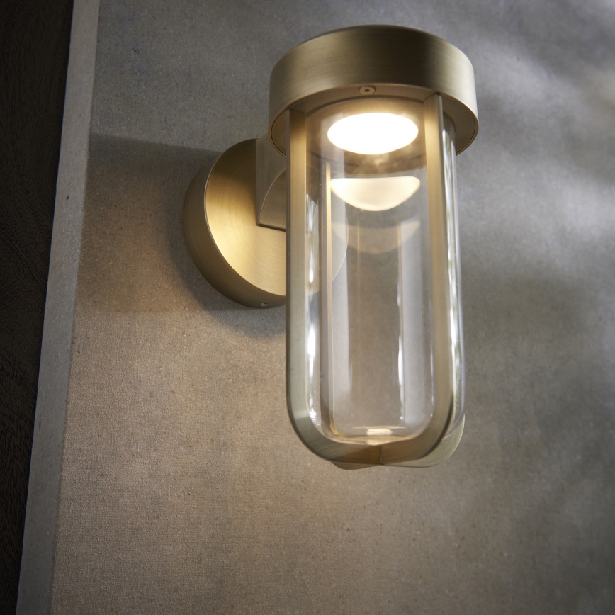 Endon 92856 - Applique da parete per bagno LED/8W/230V IP44 2700K ottone