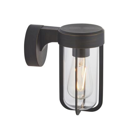 Endon 92857 - Applique da bagno 1xE27/6W/230V IP44 bronzo/nero
