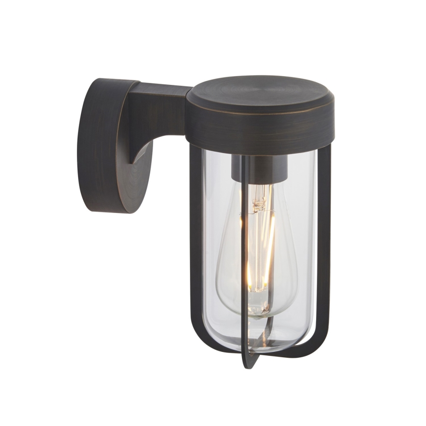 Endon 92857 - Applique da bagno 1xE27/6W/230V IP44 bronzo/nero