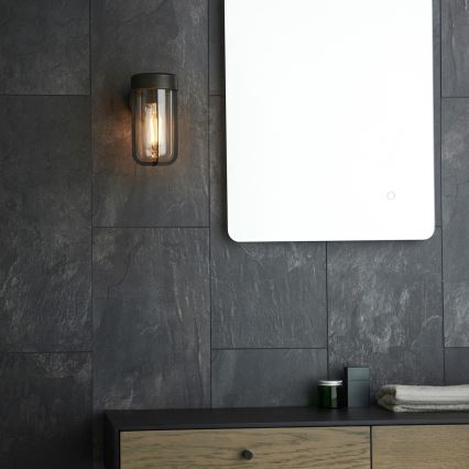 Endon 92857 - Applique da bagno 1xE27/6W/230V IP44 bronzo/nero