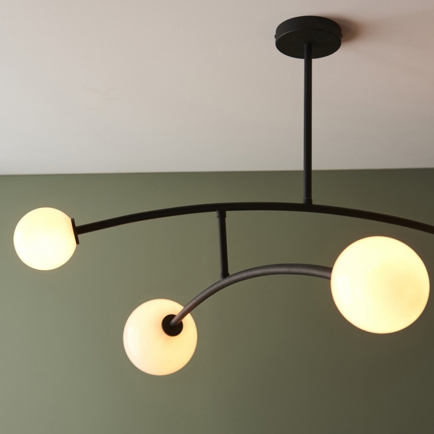 Endon 92940 - BALANCE Stangen-Pendelleuchte 4xG9/3W/230V schwarz/weiß