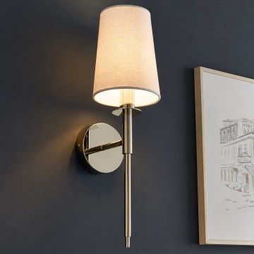 Endon 92949 - Applique murale 1xE14/6W/230V blanche/chrome brillant