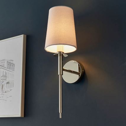 Endon 92949 - Lampada da parete 1xE14/6W/230V bianco/cromo lucido