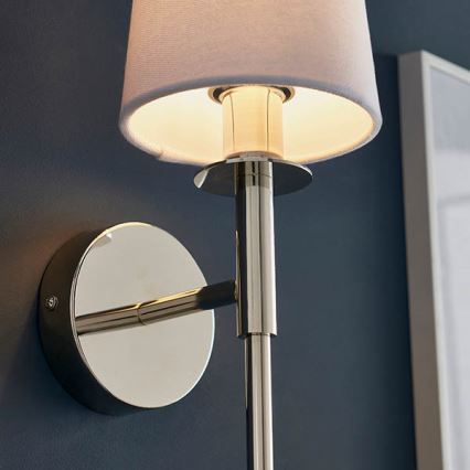 Endon 92949 - Lampada da parete 1xE14/6W/230V bianco/cromo lucido