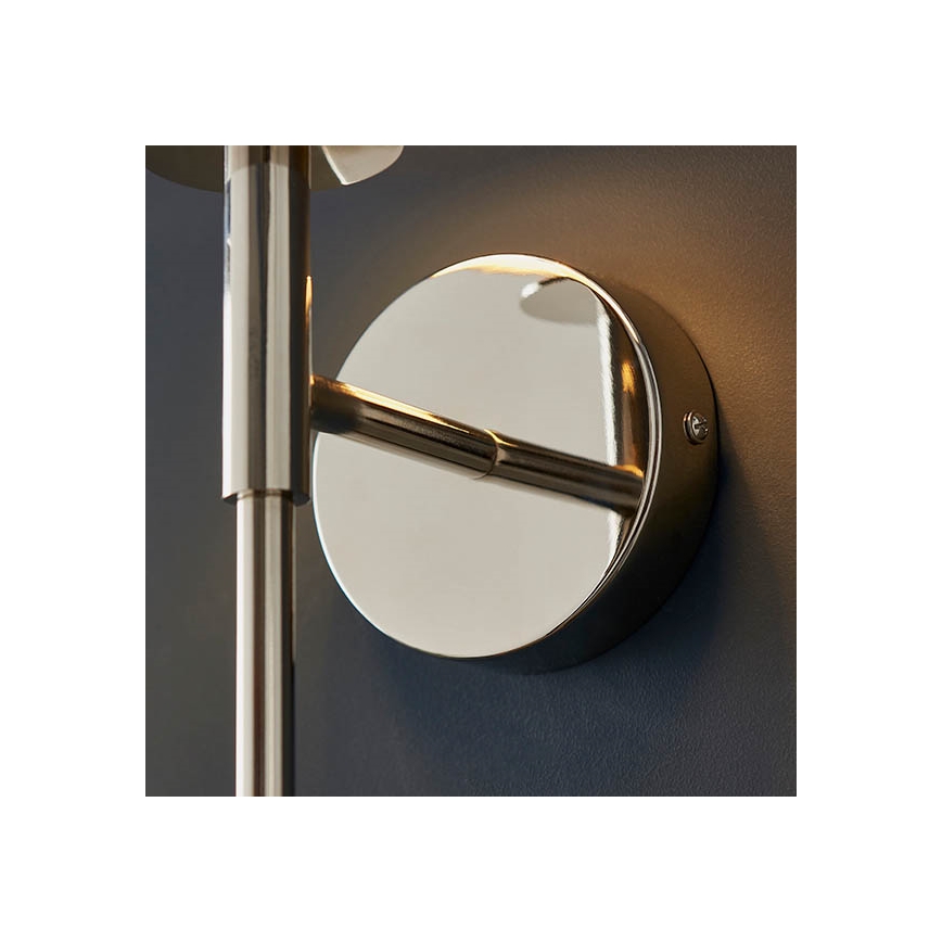 Endon 92949 - Wandleuchte 1xE14/6W/230V weiß/glänzender Chrom
