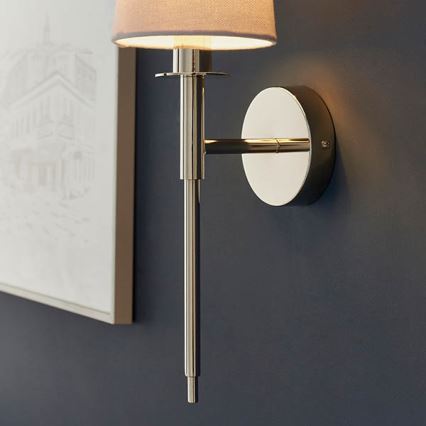 Endon 92949 - Wandleuchte 1xE14/6W/230V weiß/glänzender Chrom