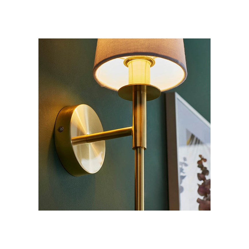 Endon 92955 - Lampada da parete 1xE14/6W/230V bianca/oro