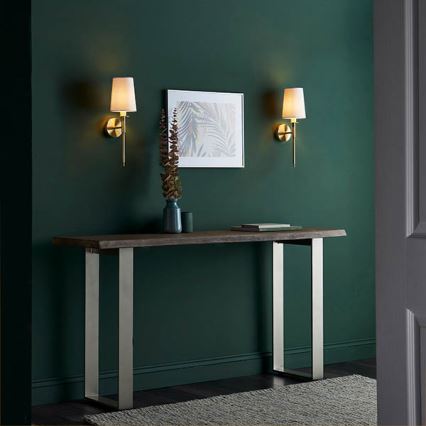 Endon 92955 - Wandleuchte 1xE14/6W/230V weiß/gold