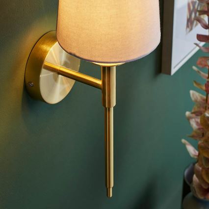 Endon 92955 - Wandleuchte 1xE14/6W/230V weiß/gold