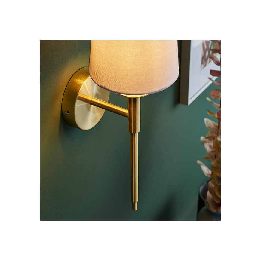 Endon 92955 - Wandleuchte 1xE14/6W/230V weiß/gold