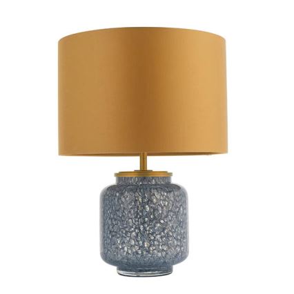 Endon 93067 - Lampe de table ZINNIA 1xE27/10W/230V bleu/doré