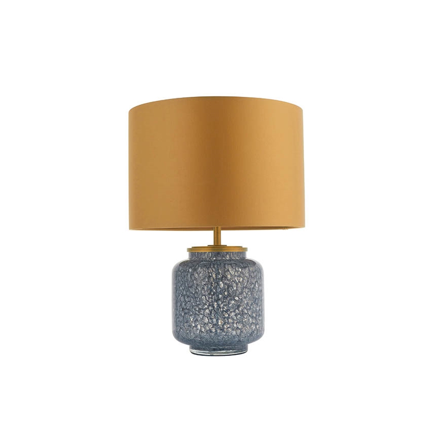 Endon 93067 - Tischlampe ZINNIA 1xE27/10W/230V blau/gold