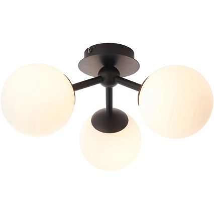 Endon 93489 - Plafonnier pour salle de bains FRIO 3xG9/3W/230V IP44 noir