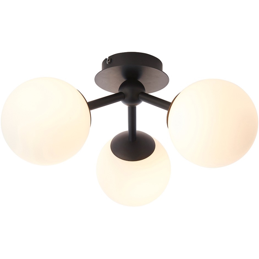 Endon 93489 - Plafonnier pour salle de bains FRIO 3xG9/3W/230V IP44 noir