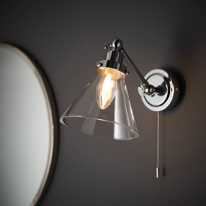 Endon 93853 - Faretto da muro per bagno FARADAY 1xG9/3W/230V IP44 cromo lucido