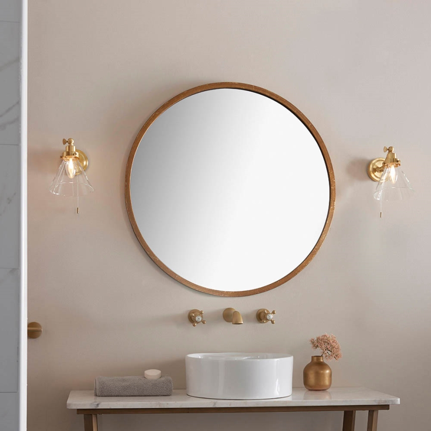 Endon 93854 - Faretto da muro per bagno FARADAY 1xG9/3W/230V IP44 oro