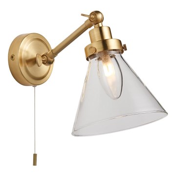 Endon 93854 - Faretto da muro per bagno FARADAY 1xG9/3W/230V IP44 oro