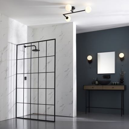 Endon 94081 - Badezimmer-Wandleuchte SPA 1xG9/3W/230V IP44 schwarz