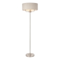 Endon 94359 - Lampadaire HIGHCLERE 3xE14/40W/230V beige/chrome brillant d. 47 cm