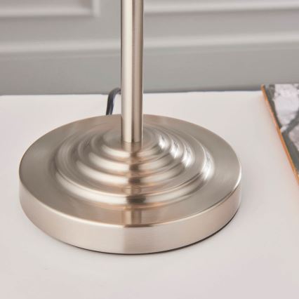 Endon 94369 - Tischleuchte HIGHCLERE 3xE14/18W/230V beige/matt Chrom