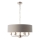 Endon 94373 - Lampadario a sospensione con catena HIGHCLERE 6xE14/40W/230V grigio/cromo lucido diametro 35 cm