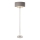 Endon 94378 - Lampada con piedistallo HIGHCLERE 1xE14/40W/230V grigio/cromo lucido diametro 47 cm