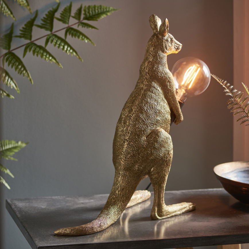 Endon 95075 - Lampe de table KANGAROO 1xE27/10W/230V dorée