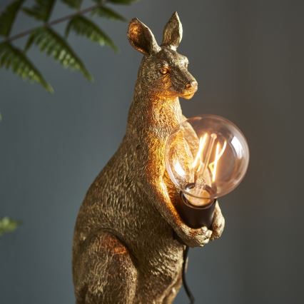 Endon 95075 - Lampe de table KANGAROO 1xE27/10W/230V dorée