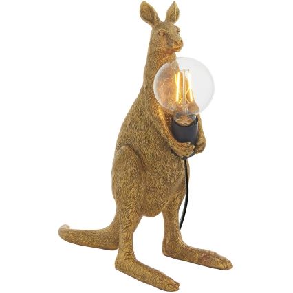 Endon 95075 - Tischlampe KANGAROO 1xE27/10W/230V goldfarben