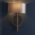 Endon 95210 - Lampada da parete 1xE27/10W/230V grigio/ottone